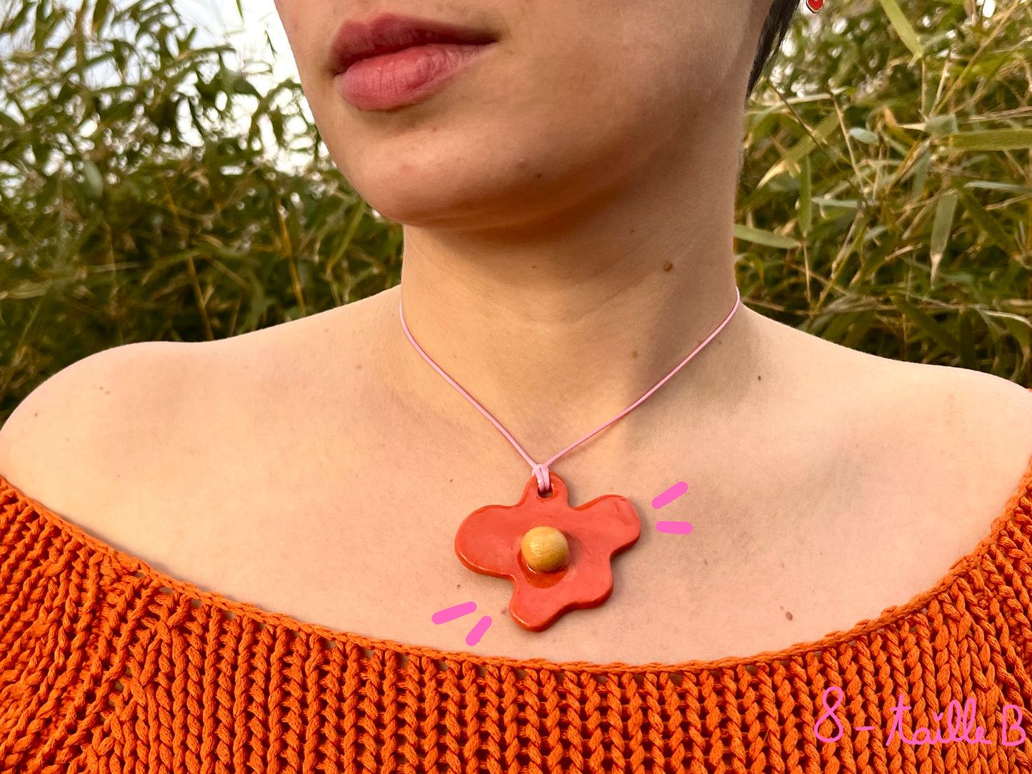 Collier fleur