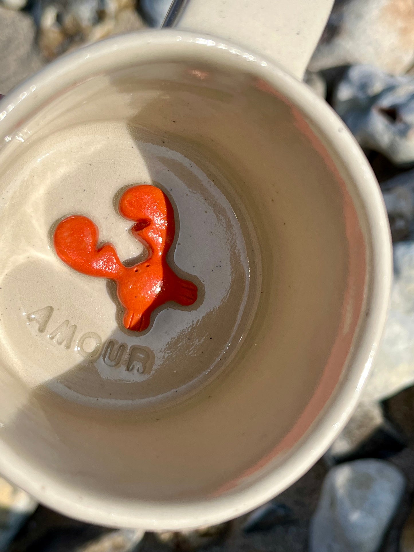 mug crabe coeur