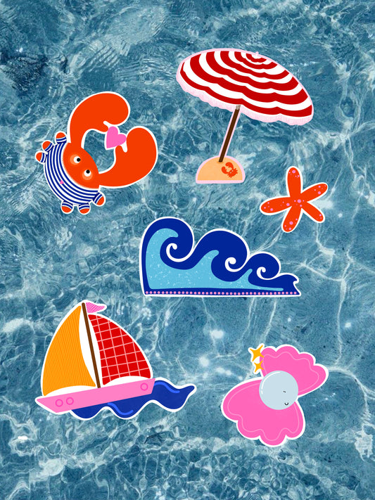 Pack Stickers À la mer