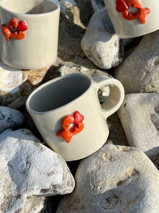 mug crabe coeur